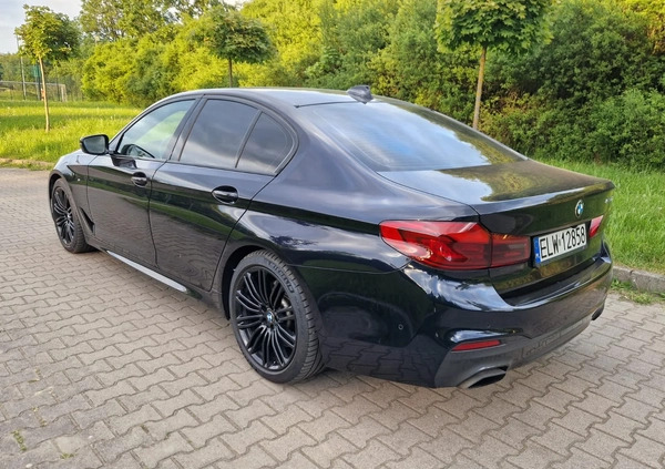 BMW Seria 5 cena 142900 przebieg: 125000, rok produkcji 2019 z Kcynia małe 596